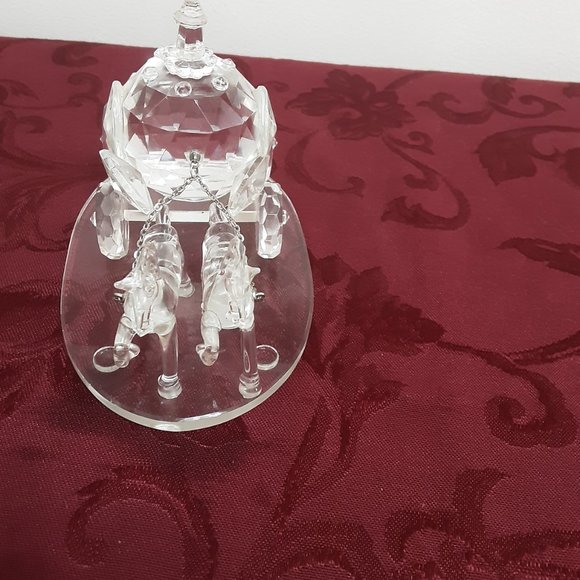 Godinger Silver Art Co. Ltd 2004 Crystal Coach Figurine - Picture 2 of 4